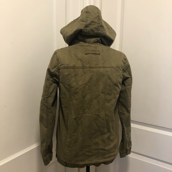 Horny toad fleece lined hooded half zip coat size small - Picture 3 of 5